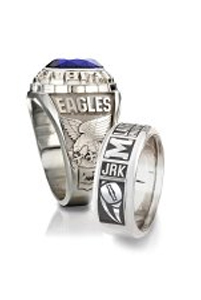 Ring in Yellow White Metal