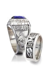 Ring in White Lustrium® Metal